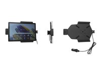 Brodit car charging holder - with spring-lock + car power adapter - USB, USB Type A 746286