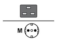 Zebra - power cable - power CEE 7/7 to IEC 60320 C19 - 2 m CS-RAC-EU-MLEAD