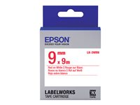 Epson LabelWorks LK-3WRN - label tape - 1 cassette(s) - Roll (0.9 cm x 9 m) C53S653008
