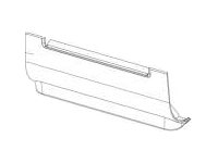 Zebra - front bezel - for healthcare models P1112640-215