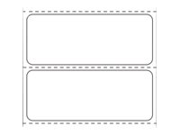 Zebra Z-Perform 1000D - labels - smooth - 3350 label(s) - 50 x 20 mm - Zebra EaziPrice 3013222-T